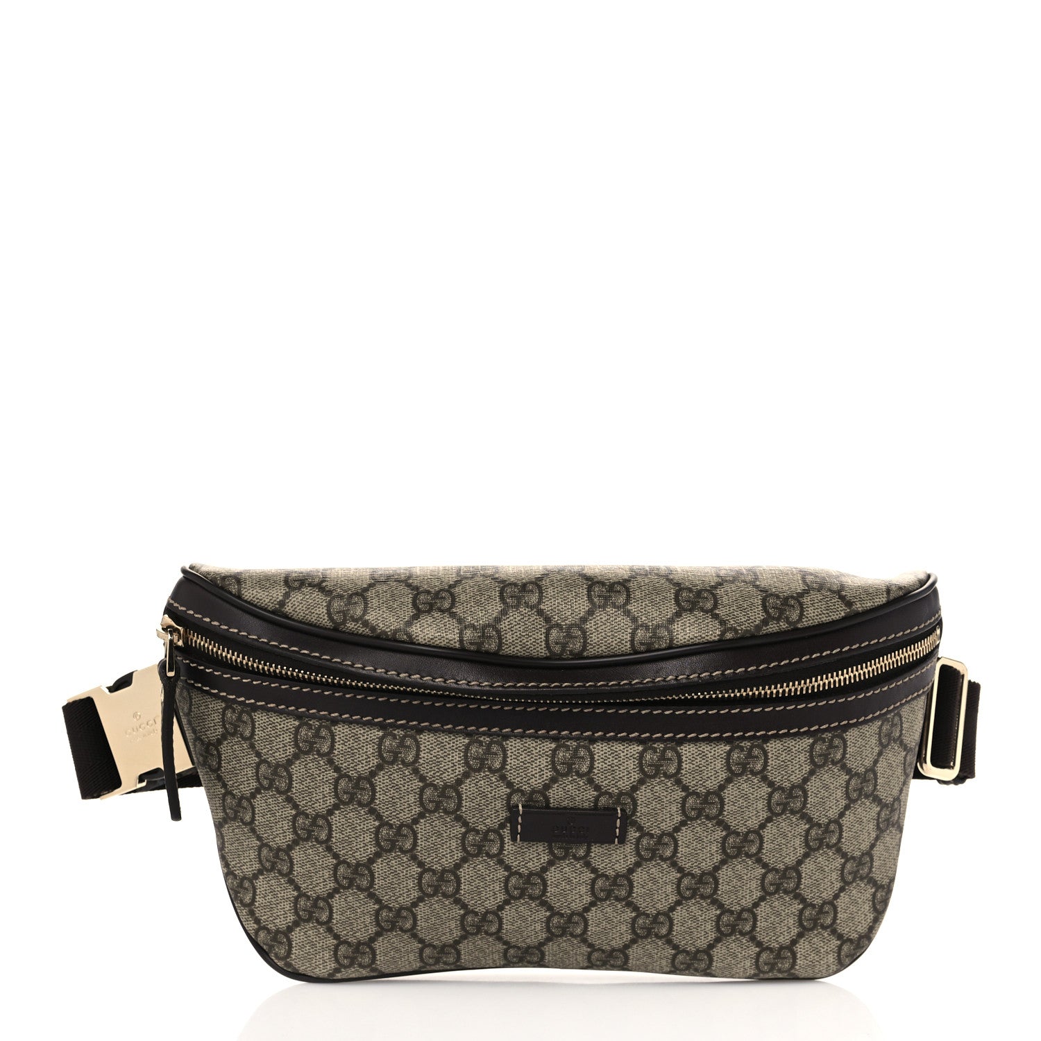 Gucci GG Supreme Monogram Belt Bag Dark Brown 1 of 7
