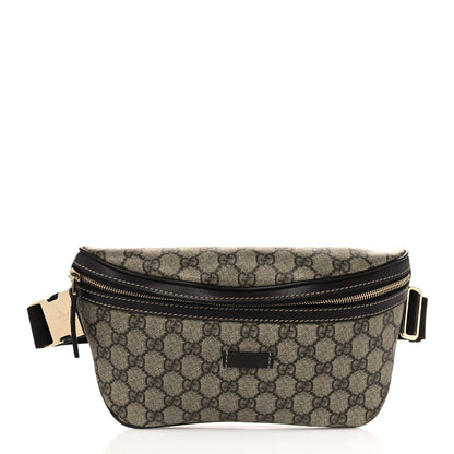 Gucci GG Supreme Monogram Belt Bag Dark Brown 1 of 7