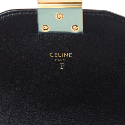 Celine Shiny Calfskin Medium C Bag Black 5 of 9