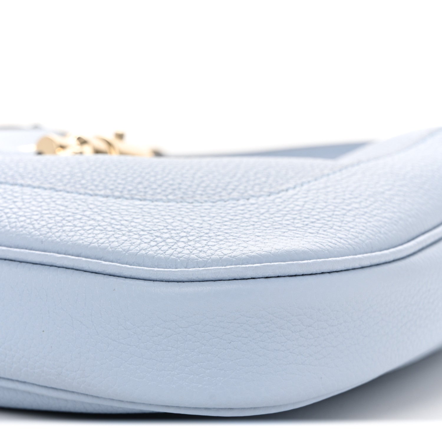 Gucci Grained Calfskin Web Medium Jackie 1961 Hobo Light Blue 10 of 10