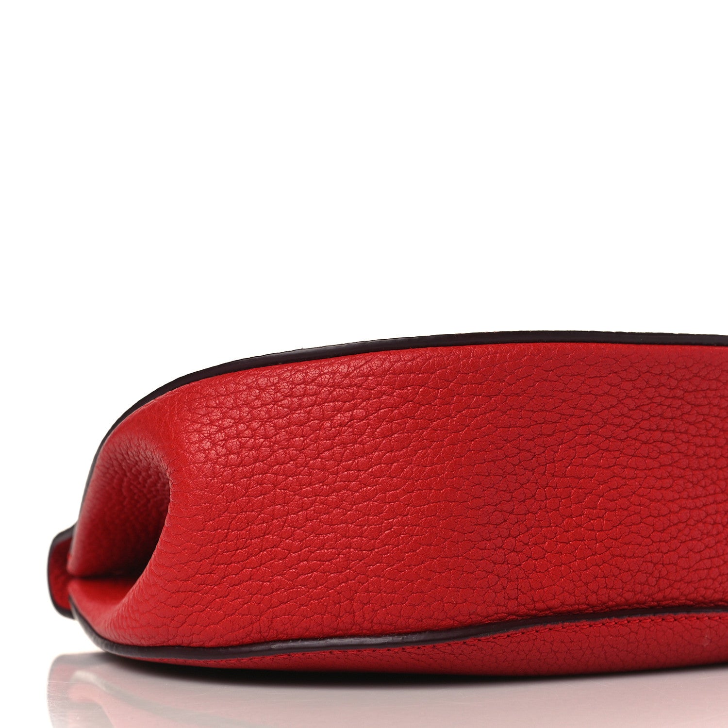 Chloe Grained Lambskin Mini Drew Shoulder Bag Plaid Red 7 of 8