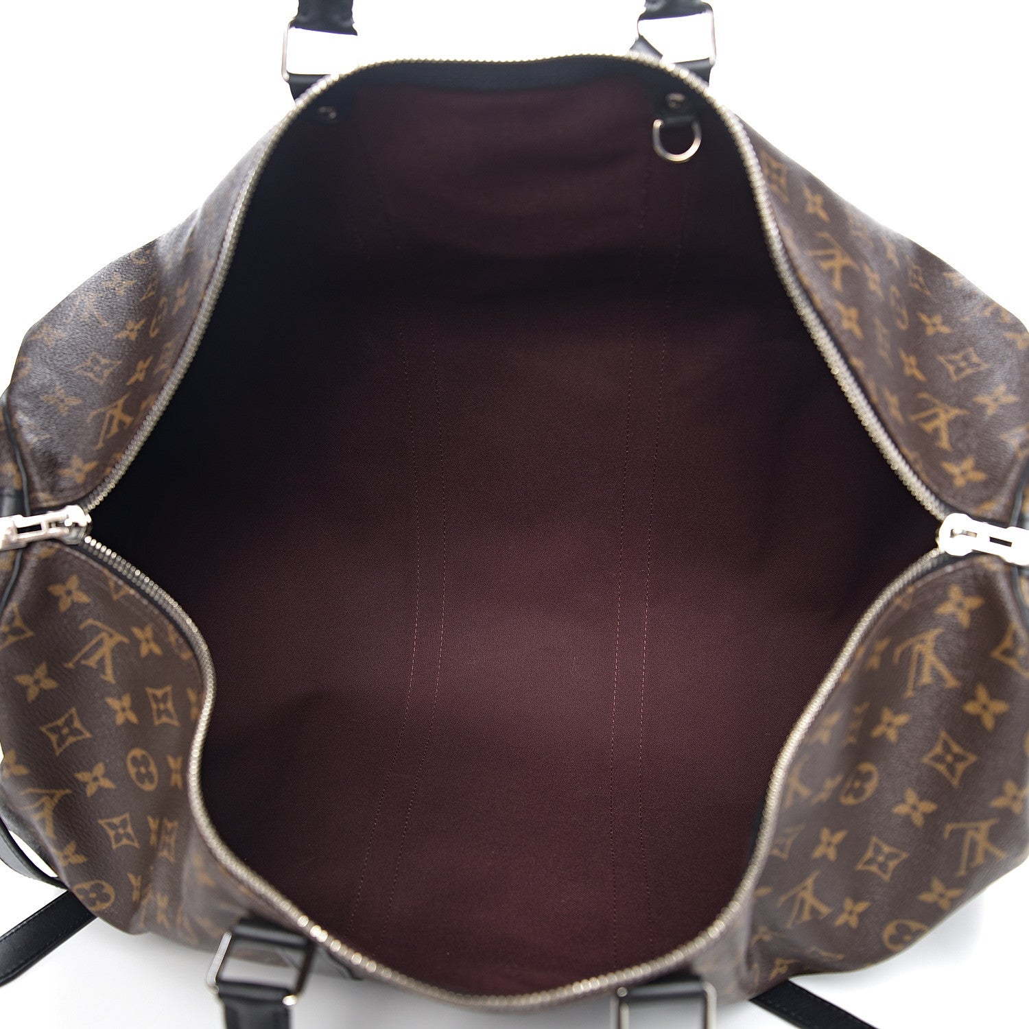 Louis Vuitton Monogram Macassar Keepall Bandouliere 55 4 of 10