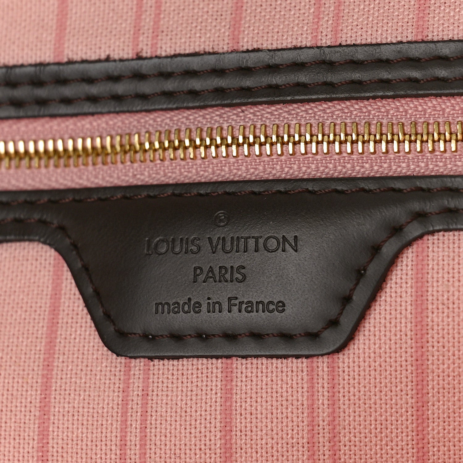 Louis Vuitton Damier Ebene Neo Neverfull MM Rose Ballerine 7 of 10