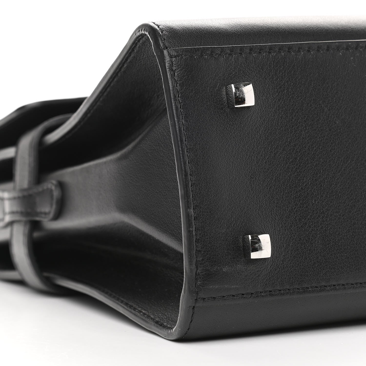 Delvaux Calfskin MM Tempete Satchel Black 17 of 25