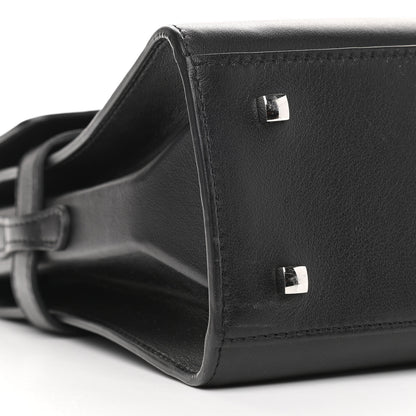 Delvaux Calfskin MM Tempete Satchel Black 17 of 25
