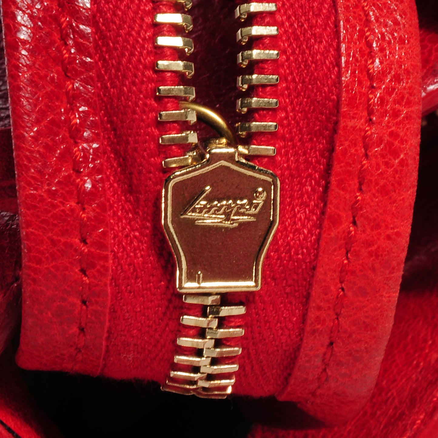 Agneau Laser Cut Cross Classic Gold Hardware City Tomate