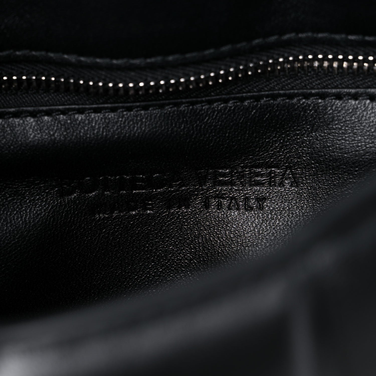 Bottega Veneta Lambskin Maxi Intreccio Padded Chain Cassette Crossbody Bag Black 6 of 9