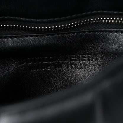 Bottega Veneta Lambskin Maxi Intreccio Padded Chain Cassette Crossbody Bag Black 6 of 9
