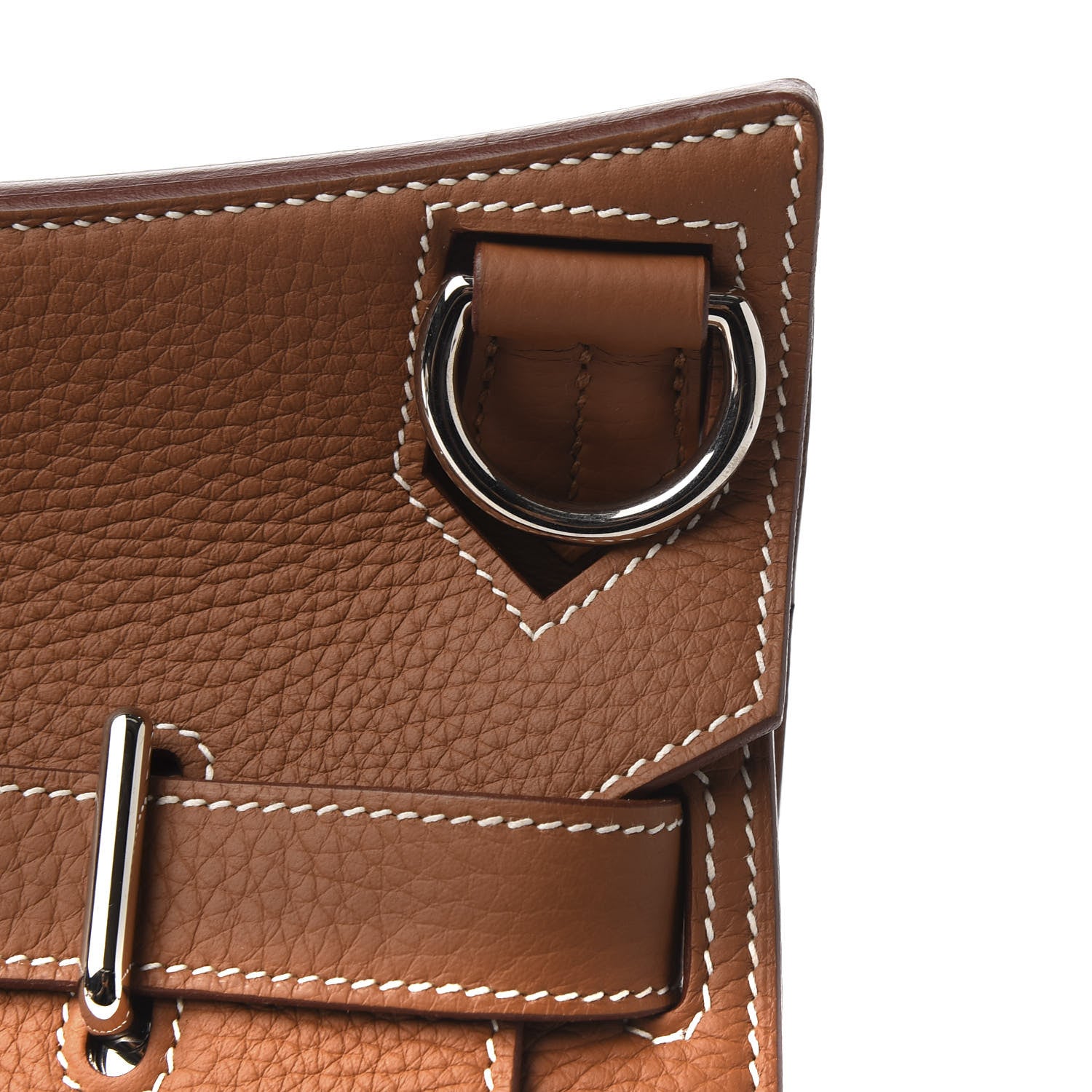 Hermes Taurillon Clemence Jypsiere 31 Gold 11 of 11