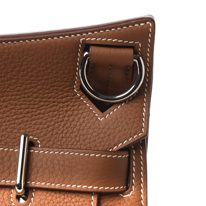 Hermes Taurillon Clemence Jypsiere 31 Gold 11 of 11