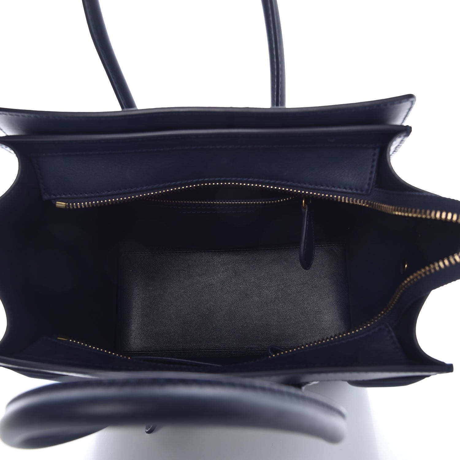 Celine Smooth Calfskin Micro Luggage Navy Blue 5 of 14