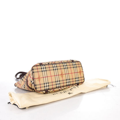 Burberry Haymarket Check Large Tote Chocolate 4 of 18