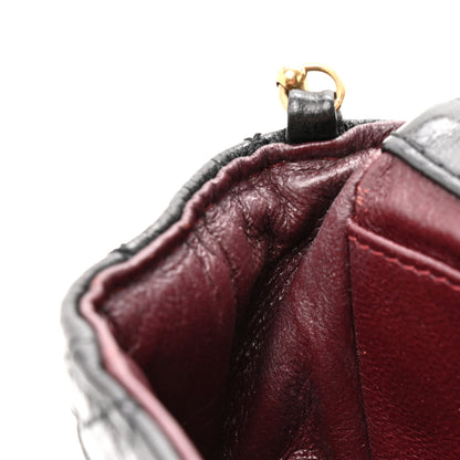 Chanel Glazed Calfskin Quilted Reissue Double Flap Clutch Black 12 of 15