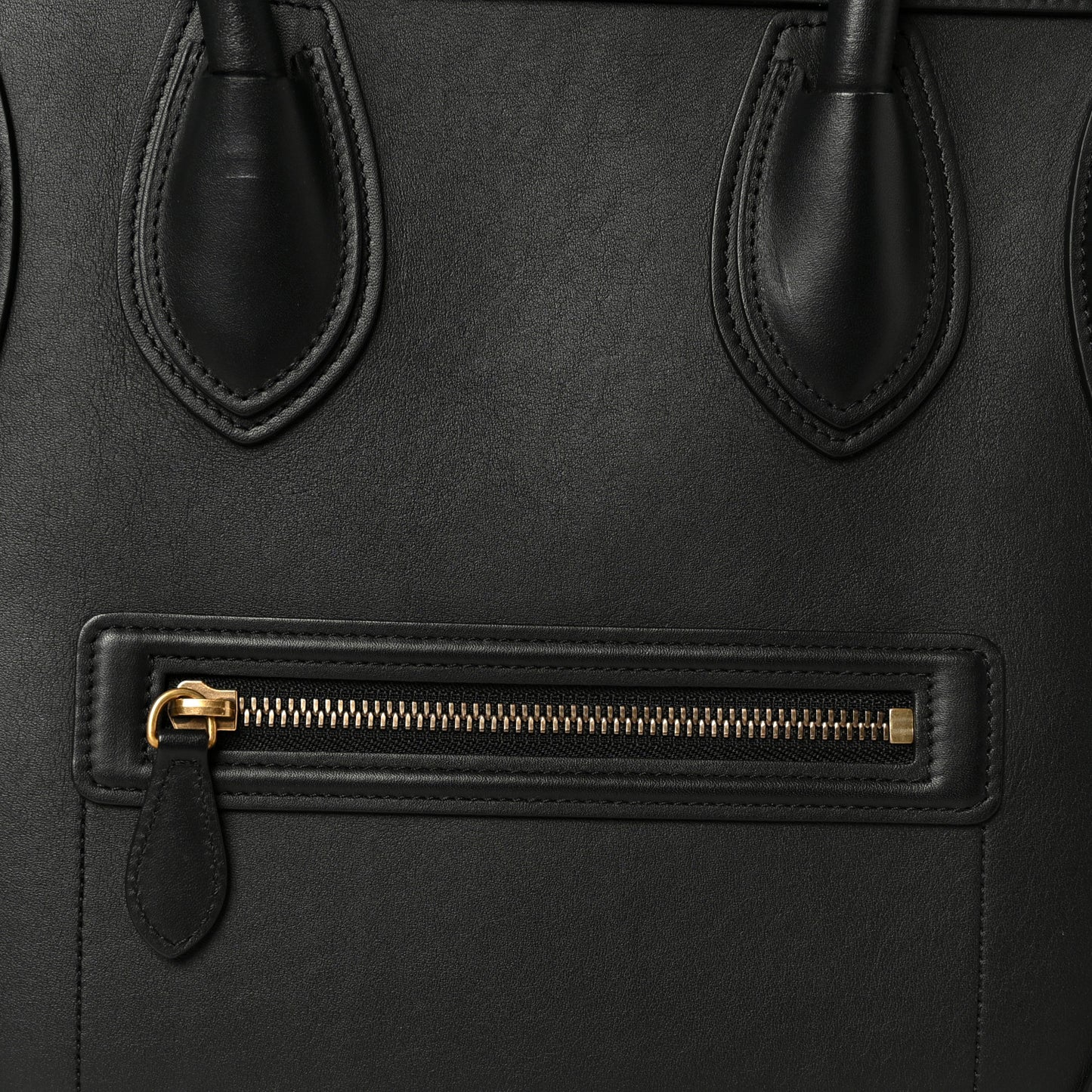 Smooth Calfskin Mini Luggage Black