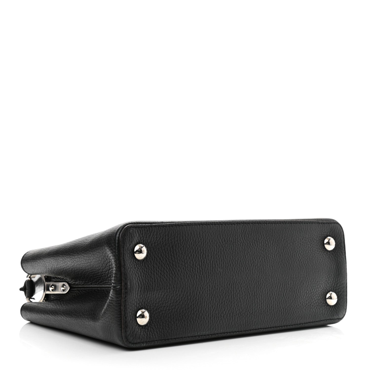 Louis Vuitton Taurillon Capucines PM Black 4 of 10