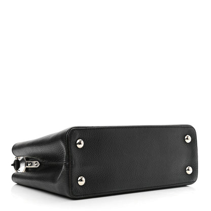 Louis Vuitton Taurillon Capucines PM Black 4 of 10