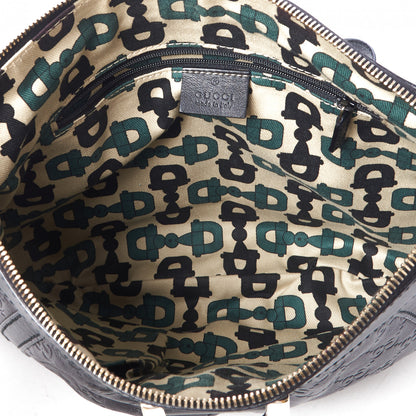 Gucci Guccissima Small D Ring Messenger Black 4 of 9