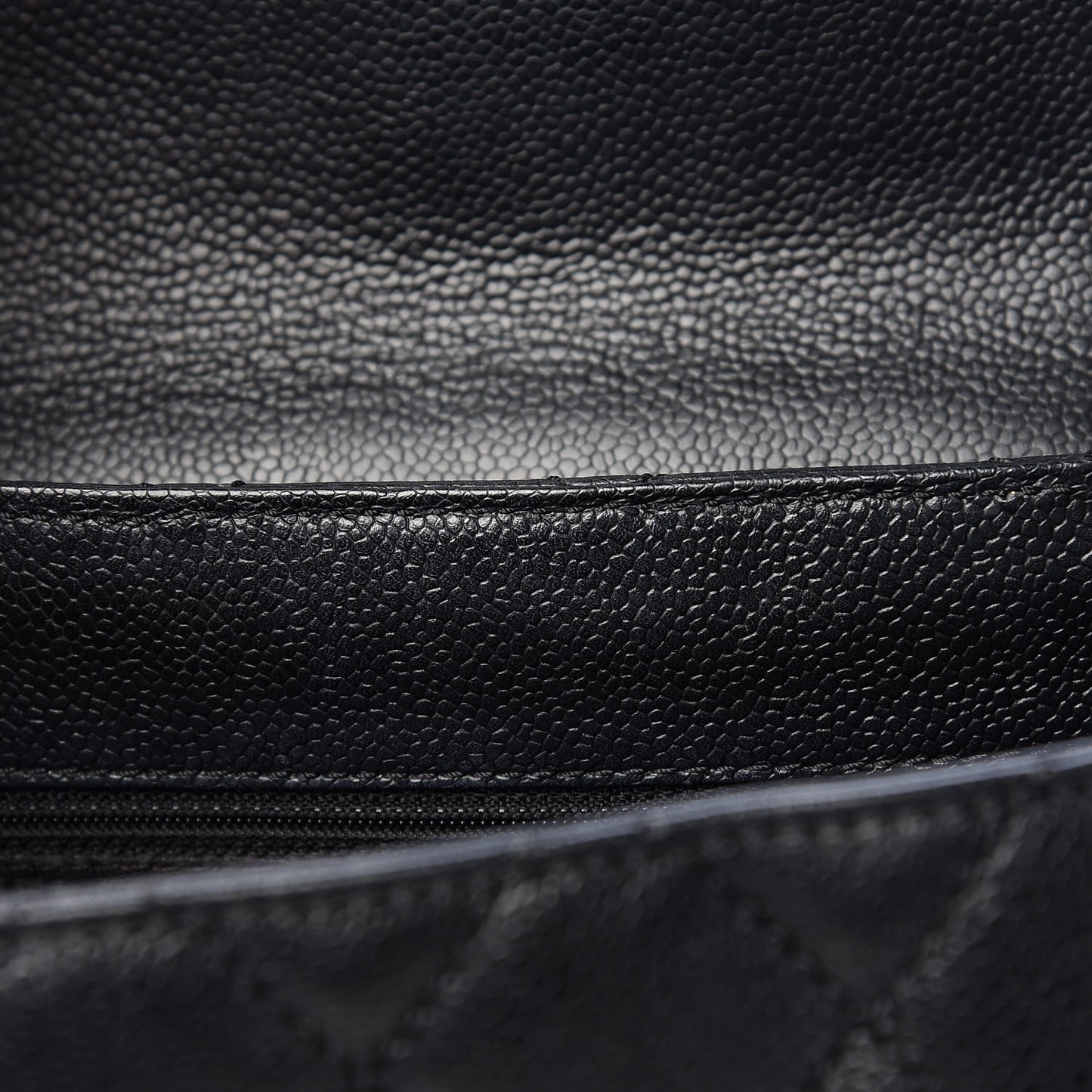 Caviar Mademoiselle Flap Black