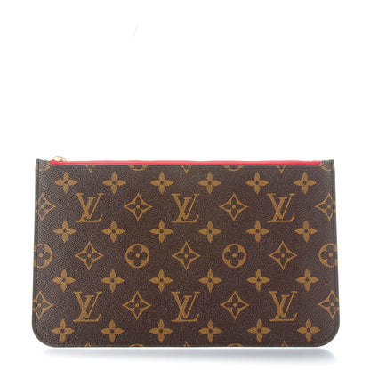Louis Vuitton Monogram Neverfull MM GM Pochette Cherry 1 of 8