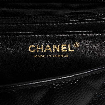Chanel Caviar Jumbo Single Flap Black 6 of 8