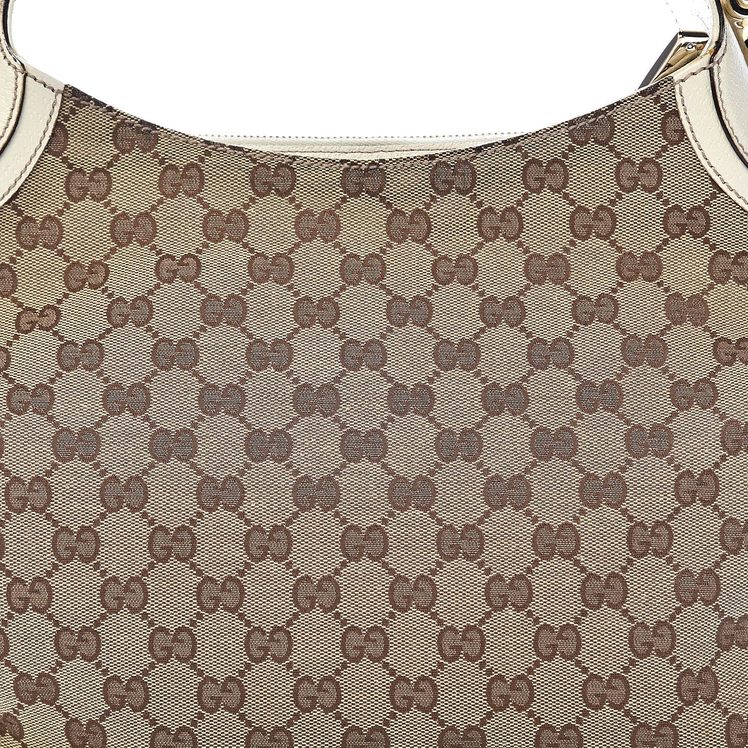 Gucci Monogram GG Creole Hobo Ivory 13 of 13