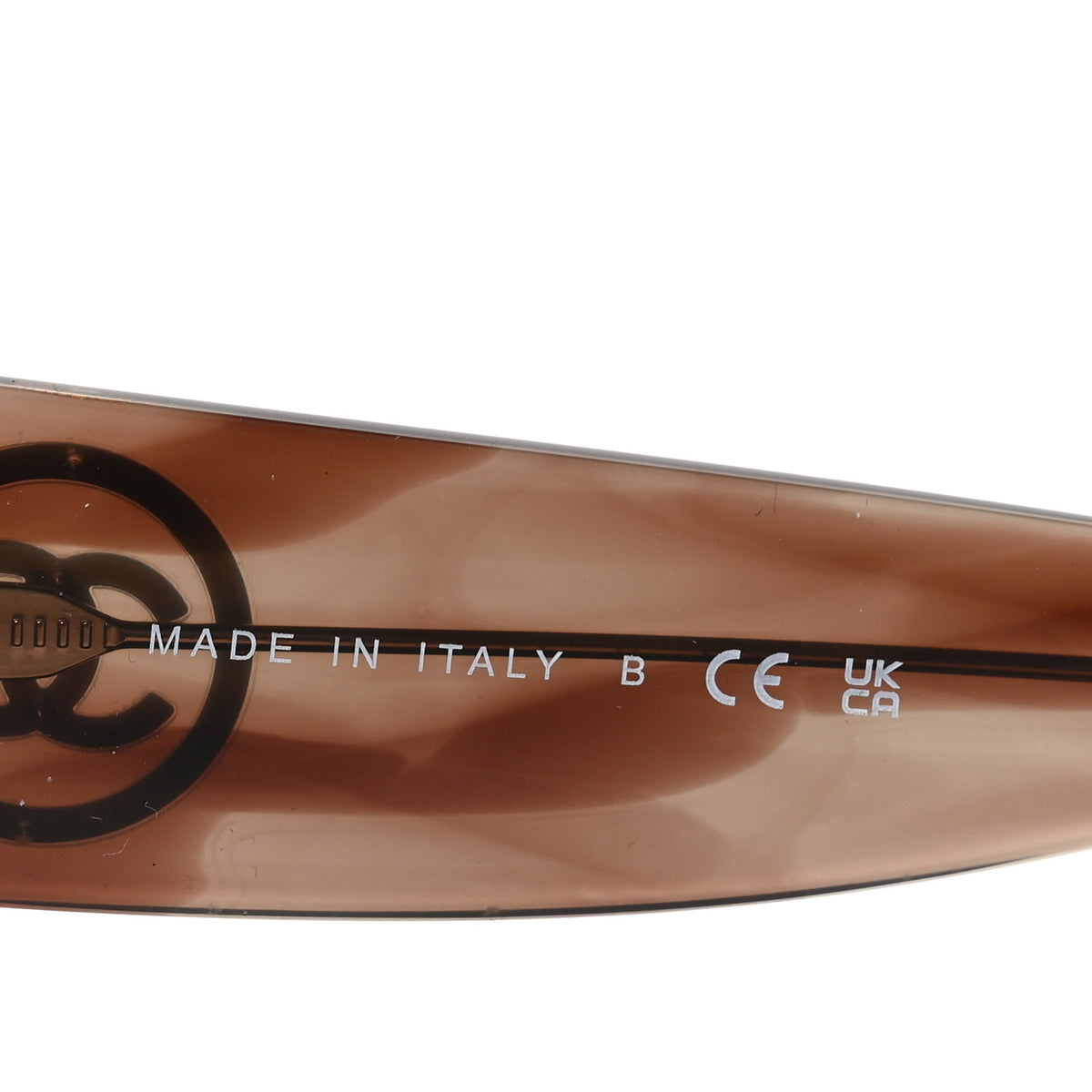 Acetate Rectangle Sunglasses 5507-A Brown Orange