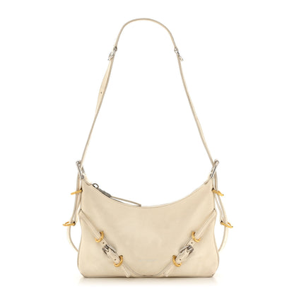 Givenchy Tumbled Calfskin Mini Voyou Boyfriend Party Bag White 1 of 13