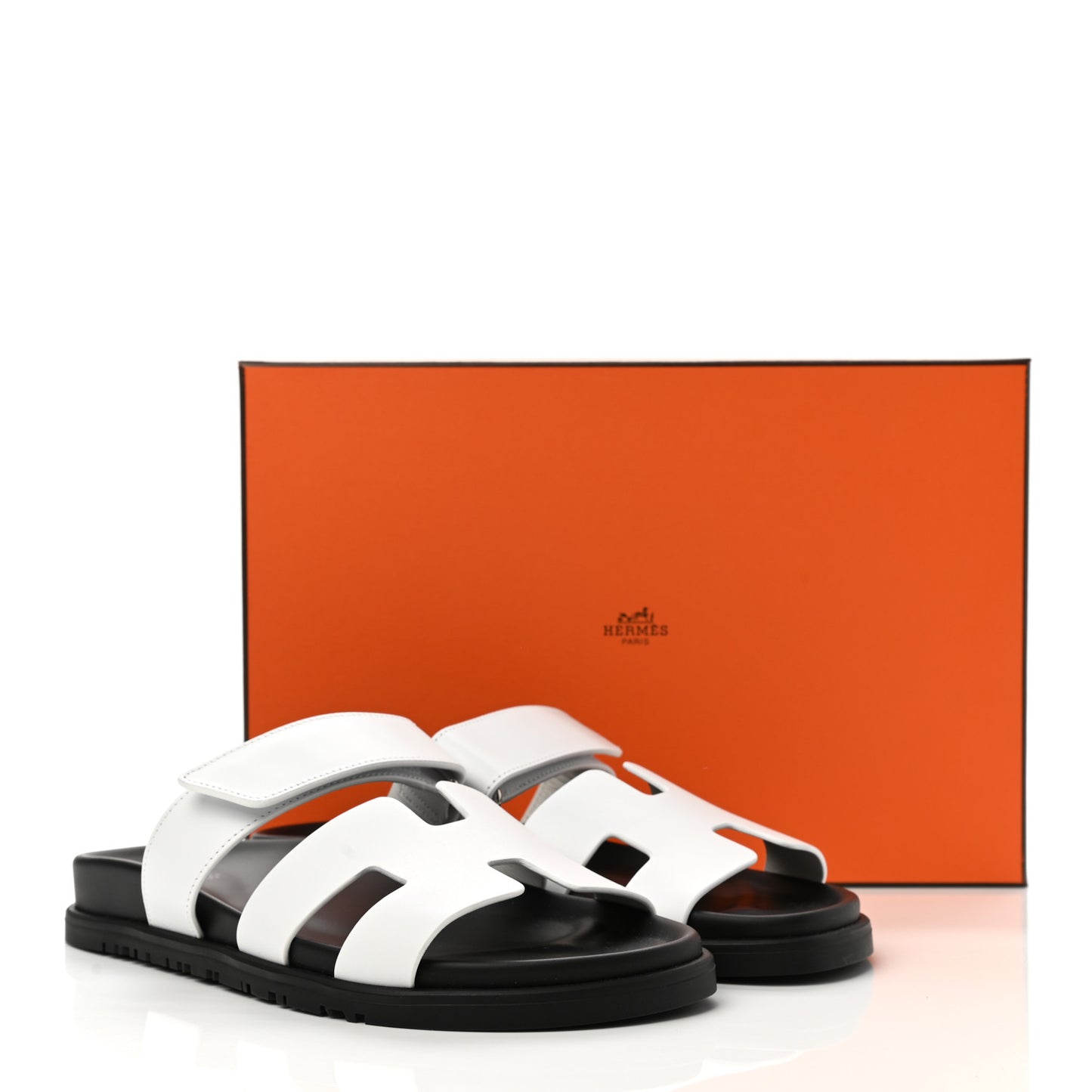 Calfskin Womens Chypre Sandals 38.5 White