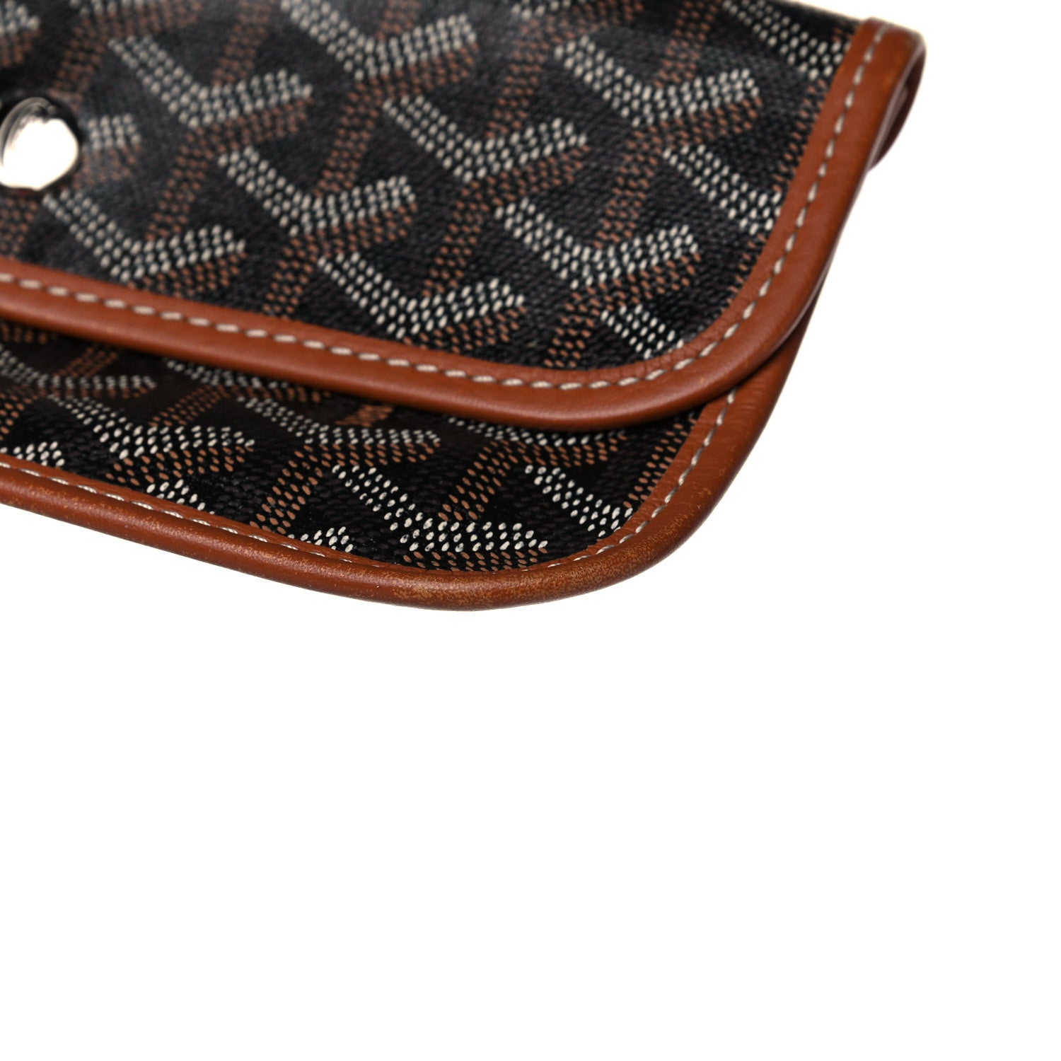 Goyard Goyardine Pouch Black Gold 9 of 14