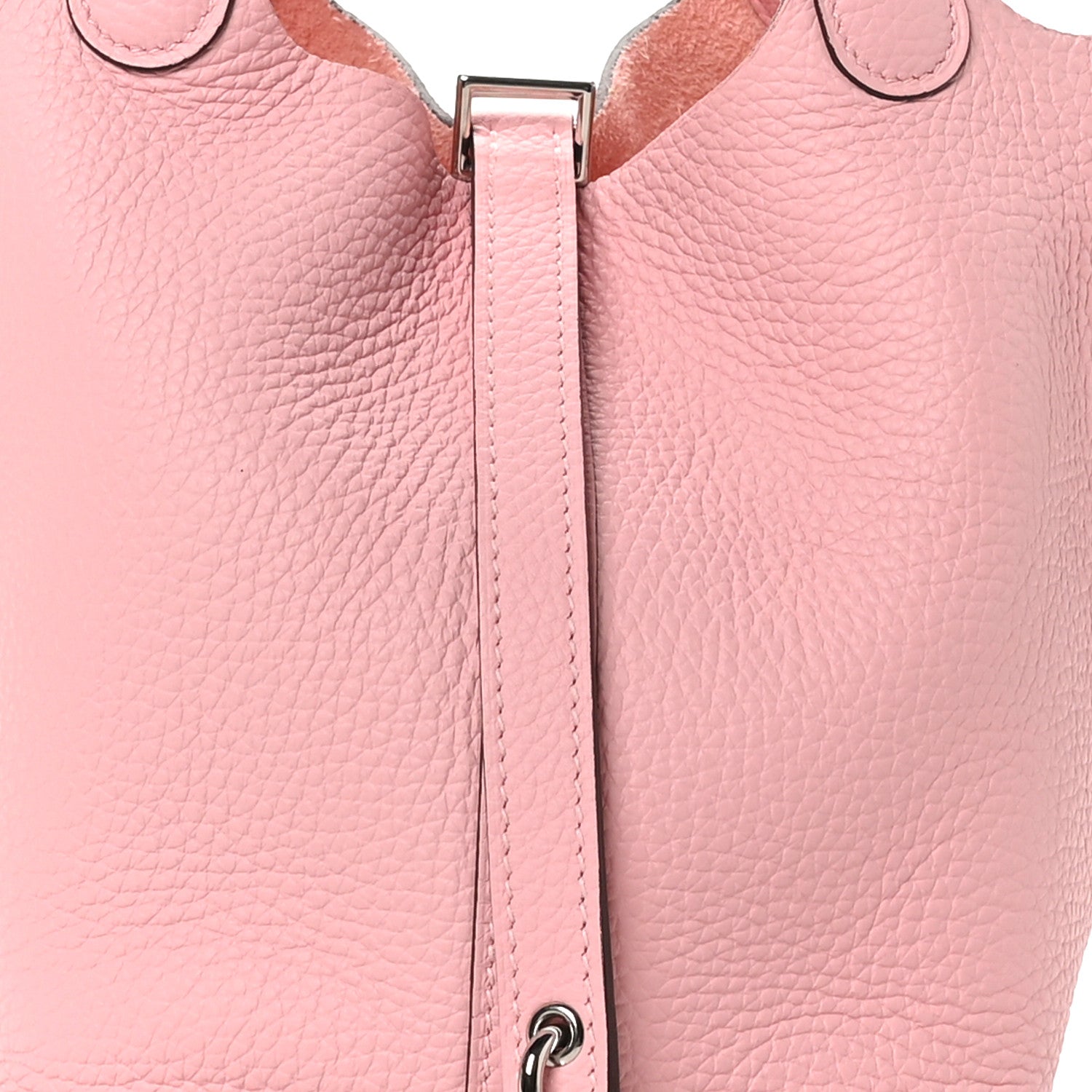 Hermes Taurillon Clemence Picotin Lock 18 PM Rose Sakura 8 of 10