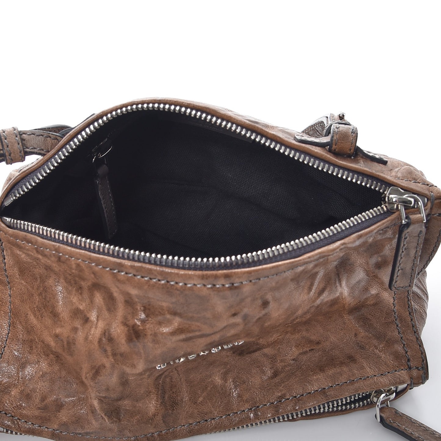 Tumbled Sheepskin Mini Pandora Charcoal