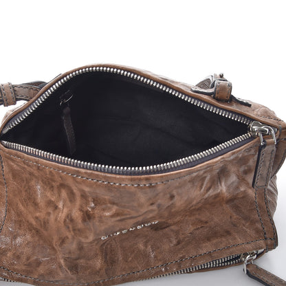 Givenchy Tumbled Sheepskin Mini Pandora Charcoal 5 of 7