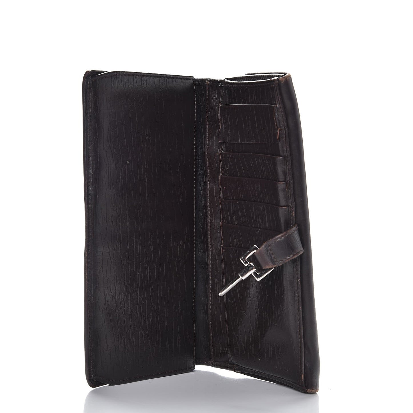 Monogram Calfskin Web Blake Continental Wallet Brown