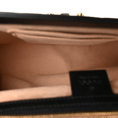 Gucci Guccissima Medium Padlock Shoulder Bag Black 5 of 10