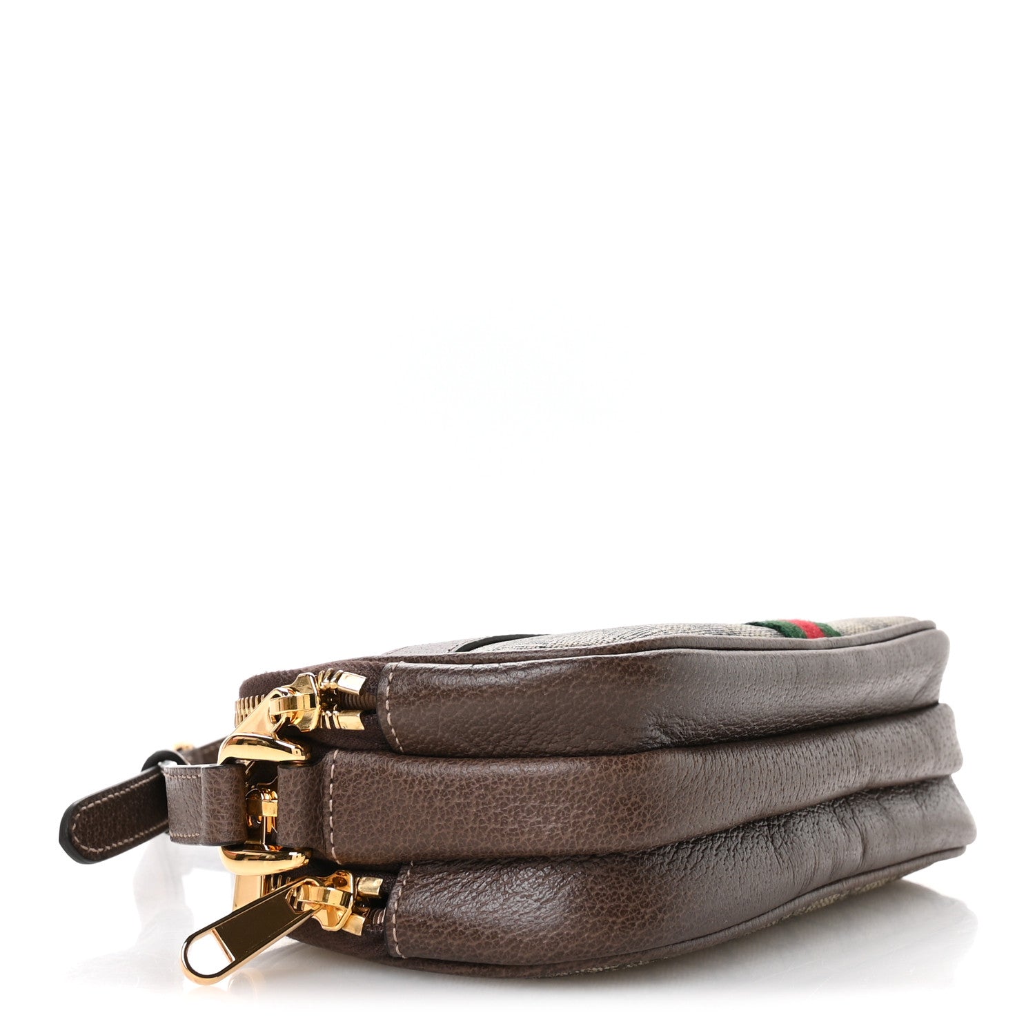 Gucci GG Supreme Monogram Web Mini Ophidia GG Bag Brown 4 of 11