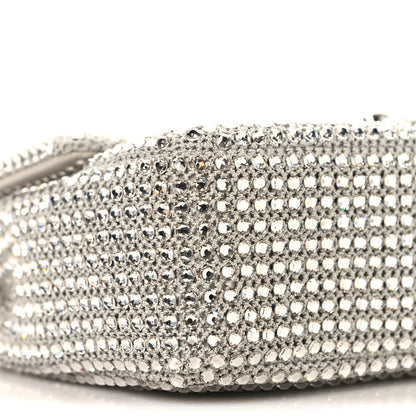 Chanel Crochet Strass Evening Flap Bag Silvery 8 of 9