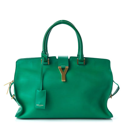 Saint Laurent Calfskin Medium Classic Y Cabas Green 1 of 10