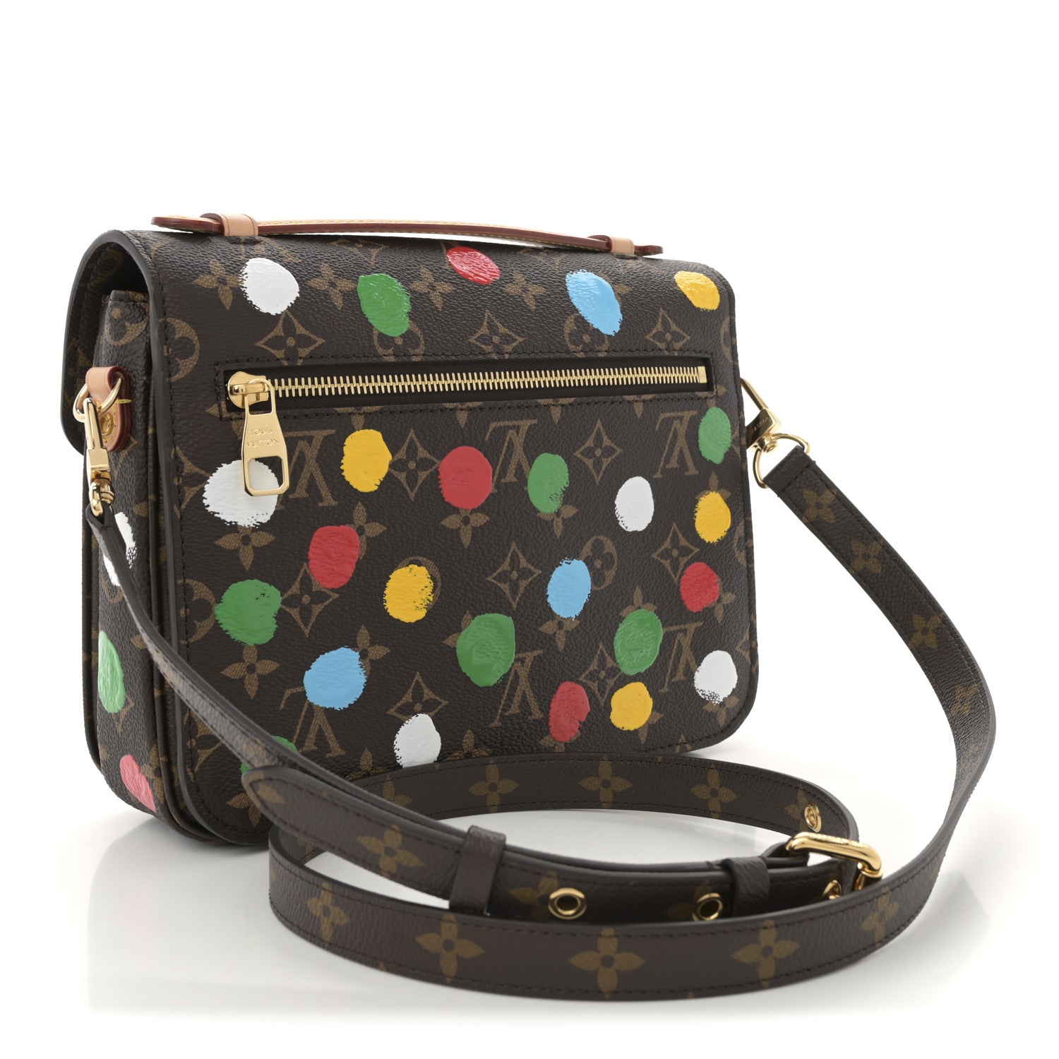 Louis Vuitton LV x YK Monogram Painted Dots Pochette Métis 3 of 10