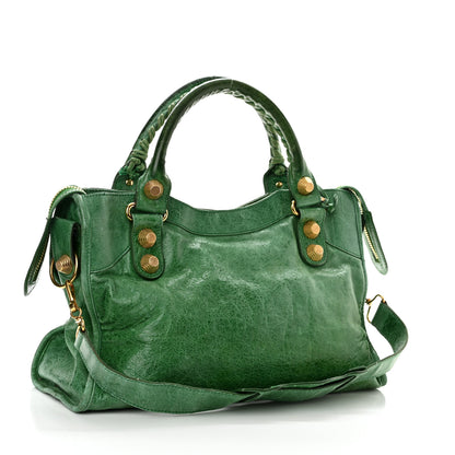 Balenciaga Chevre Giant 21 Gold Hardware City Vert Gazon 2 of 18