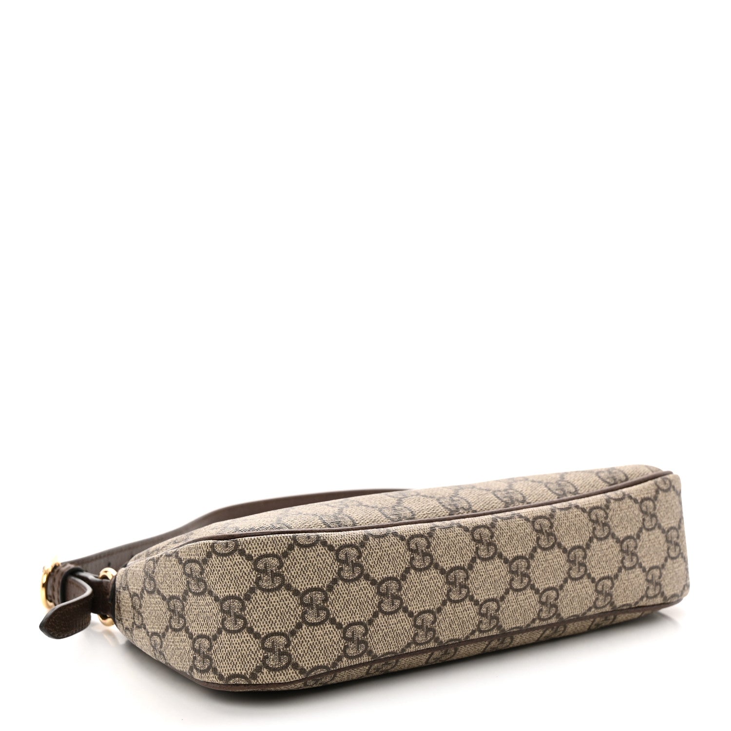 Gucci GG Supreme Monogram Textured Dollar Calfskin Small Ophidia Hobo Beige Ebony New Acero 4 of 11
