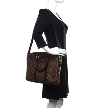 Louis Vuitton Damier Ebene Porte-Documents Voyage PM 2 of 13