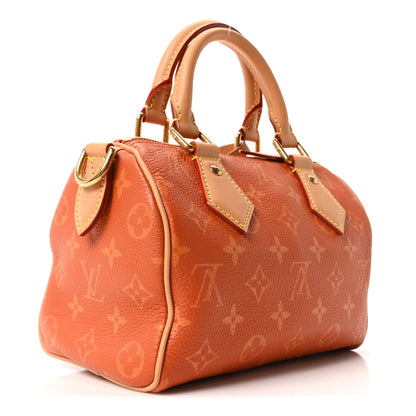 Louis Vuitton Calfskin Monogram Speedy P9 Bandouliere 20 Ochre 5 of 11