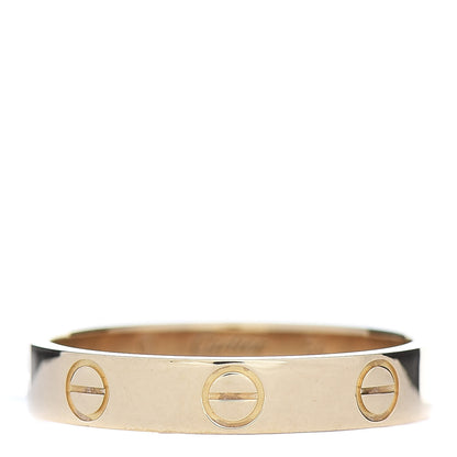 Cartier 18K Yellow Gold 3.5mm LOVE Wedding Band Ring 54 7 1 of 5