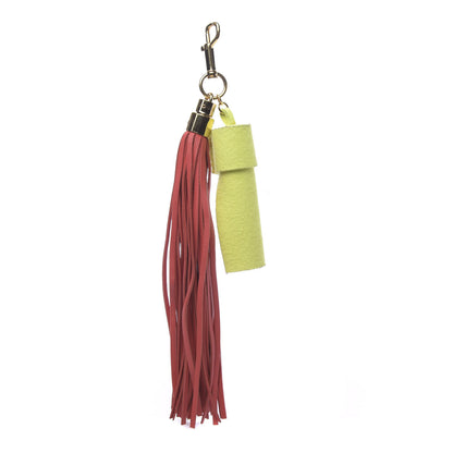 Louis Vuitton Calfskin Rainbow Bag Charm Tassel Red 1 of 3