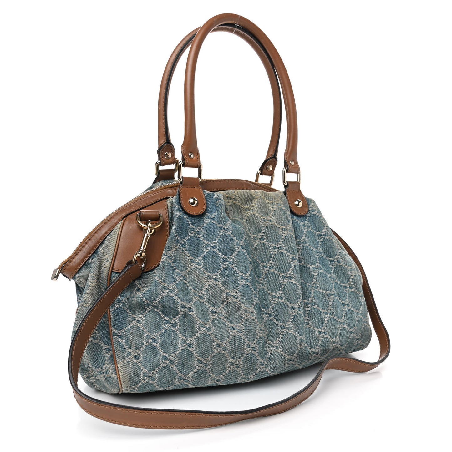 Denim Monogram Medium Sukey Boston