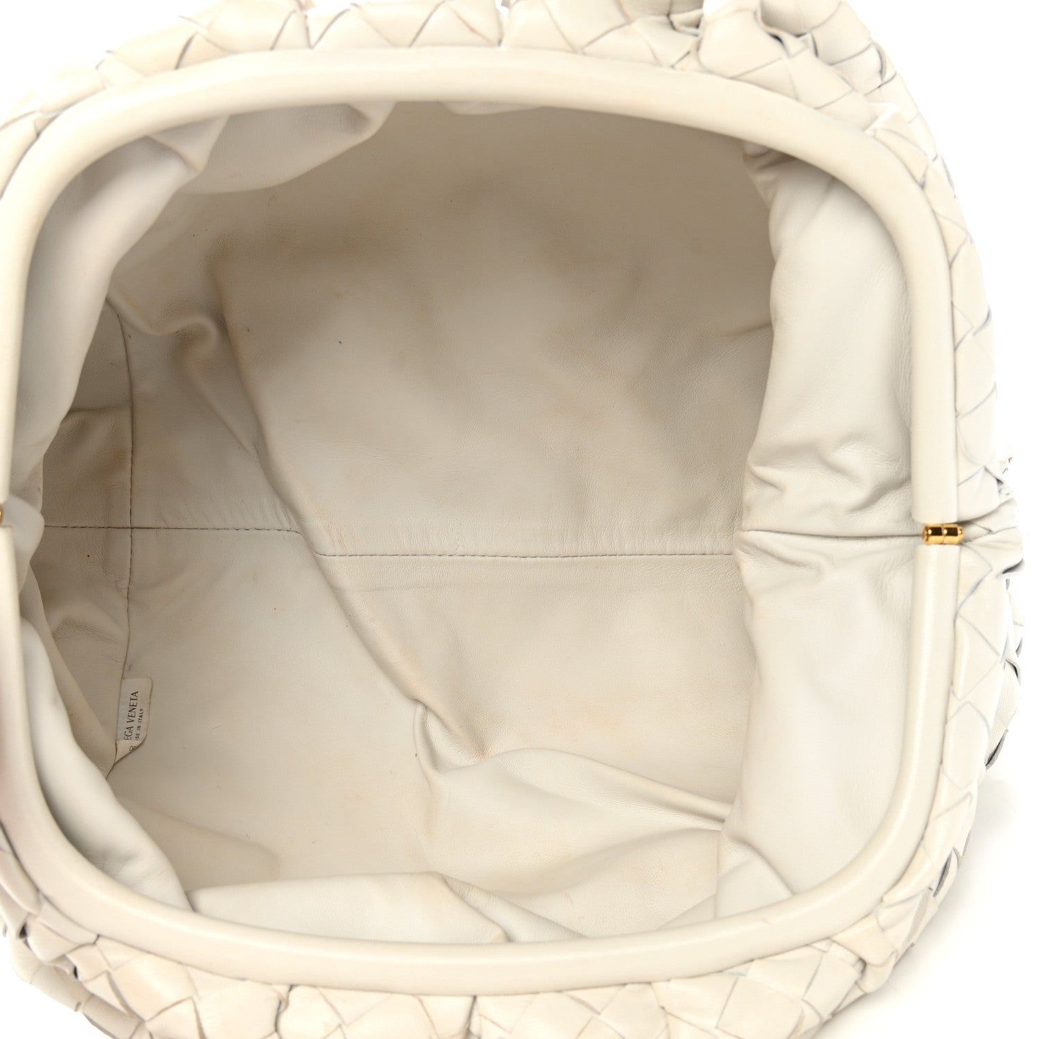 Bottega Veneta Nappa Maxi Intrecciato The Pouch Oversized Clutch Plaster 5 of 9