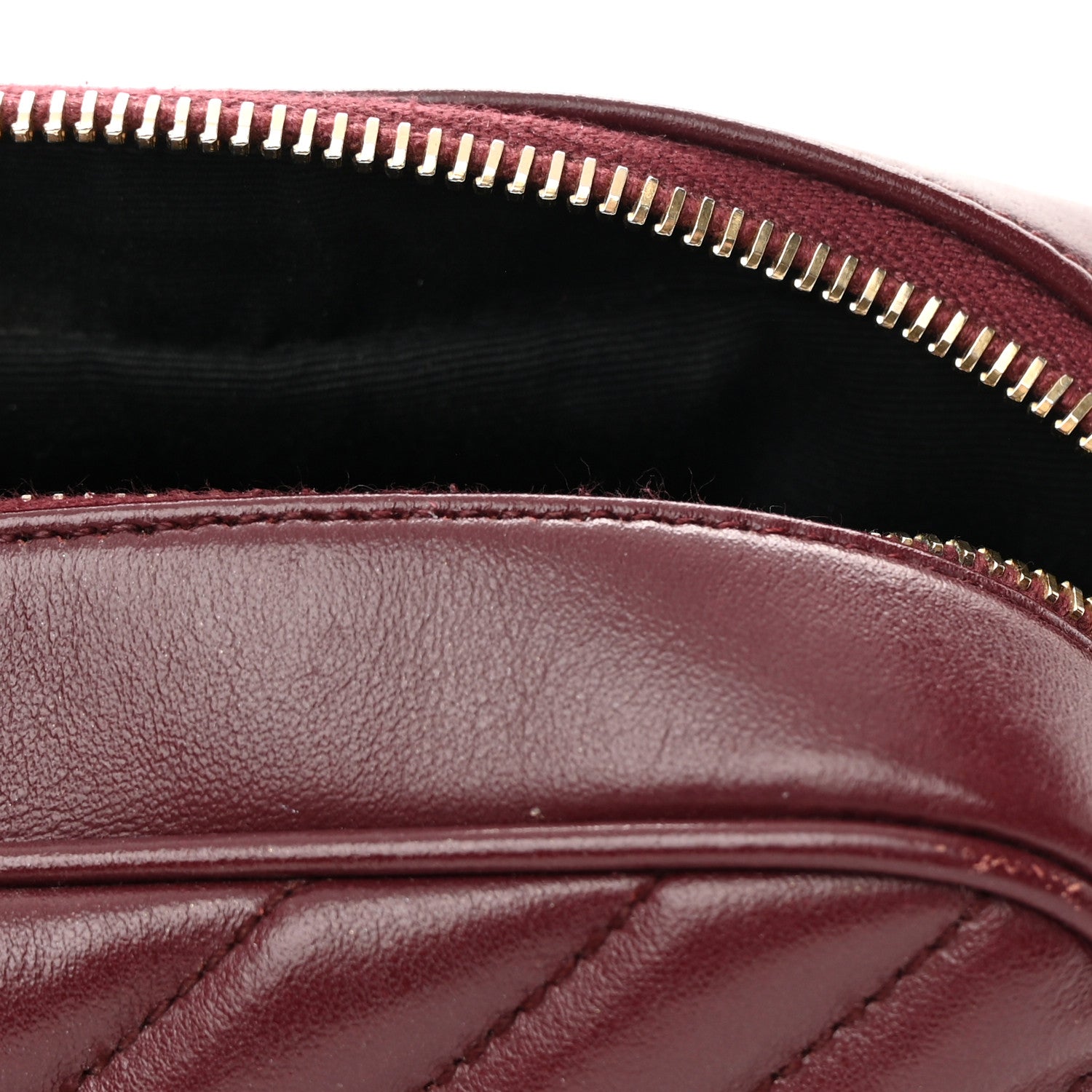 Saint Laurent Calfskin Matelasse Monogram Lou Camera Bag Dark Legion Red 12 of 22