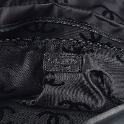 Chanel Jersey Quilted Chocolate Bar Shoulder Bag Black 6 of 15