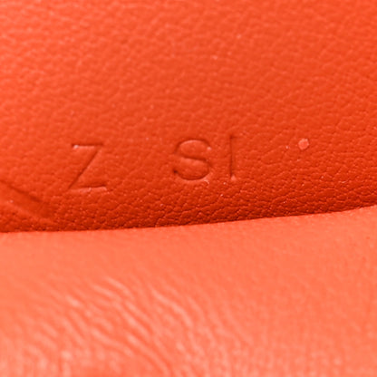 Hermes Milo Lambskin Grigri Rodeo Pegase Horse Bag Charm PM Orange Poppy Craie Terre Battue 3 of 4