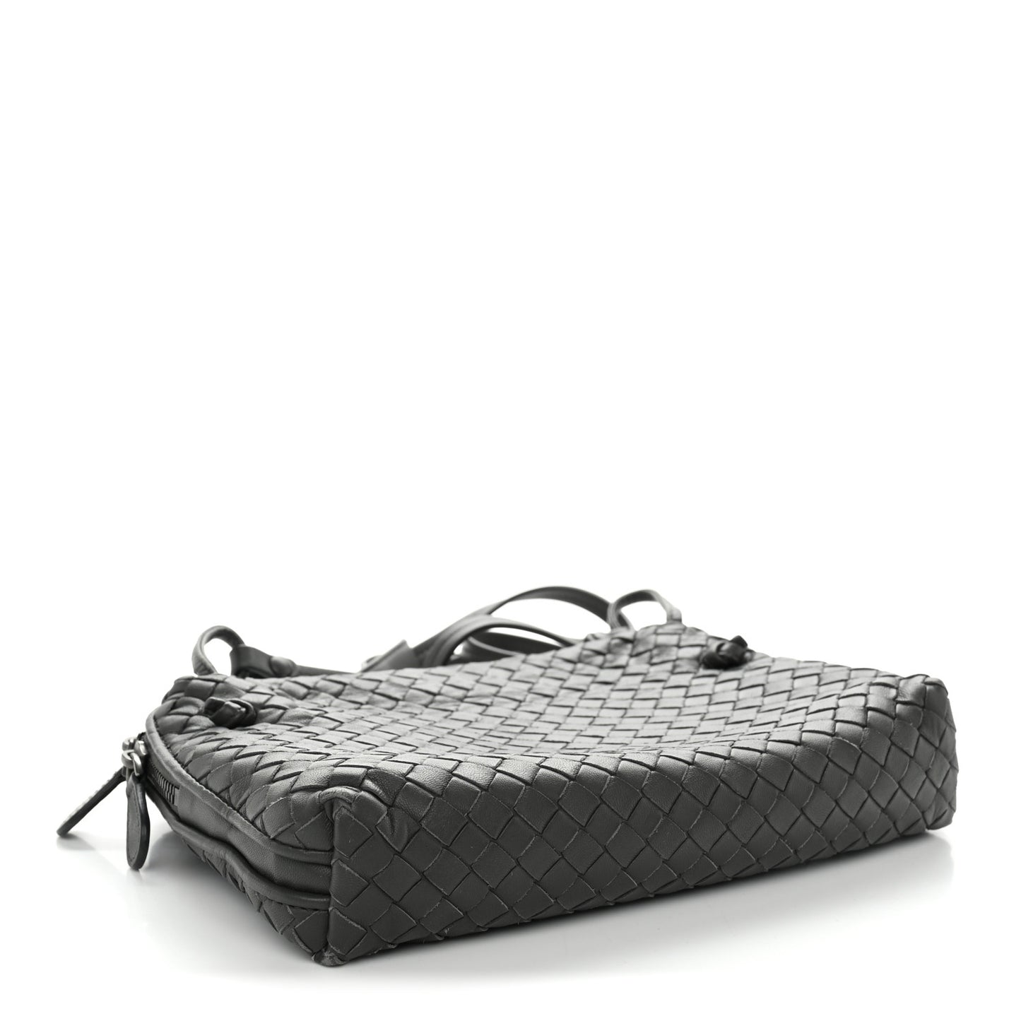 Nappa Intrecciato Nodini Crossbody Messenger New Light Grey